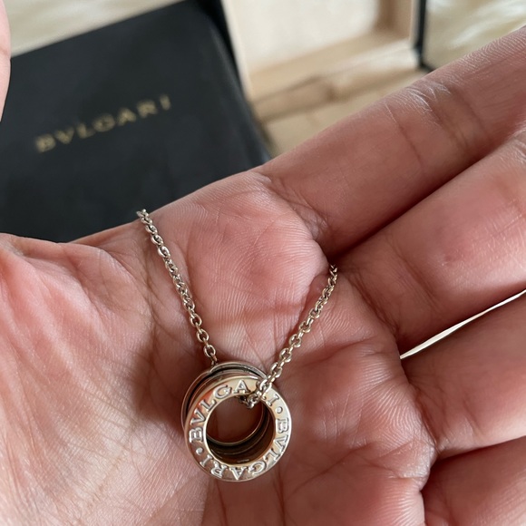 Bvlgari B.Zero1 White Gold Pendant Necklace - Picture 2 of 3